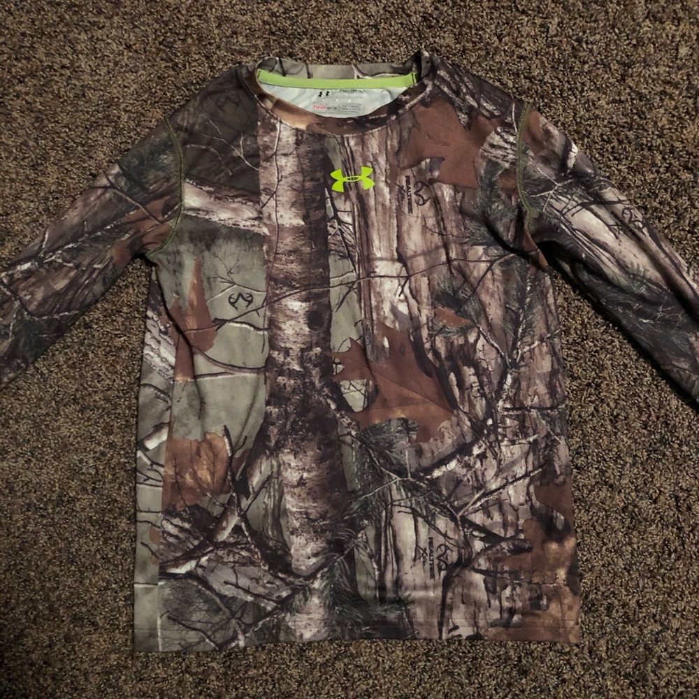 Under Armour boys camo long sleeve